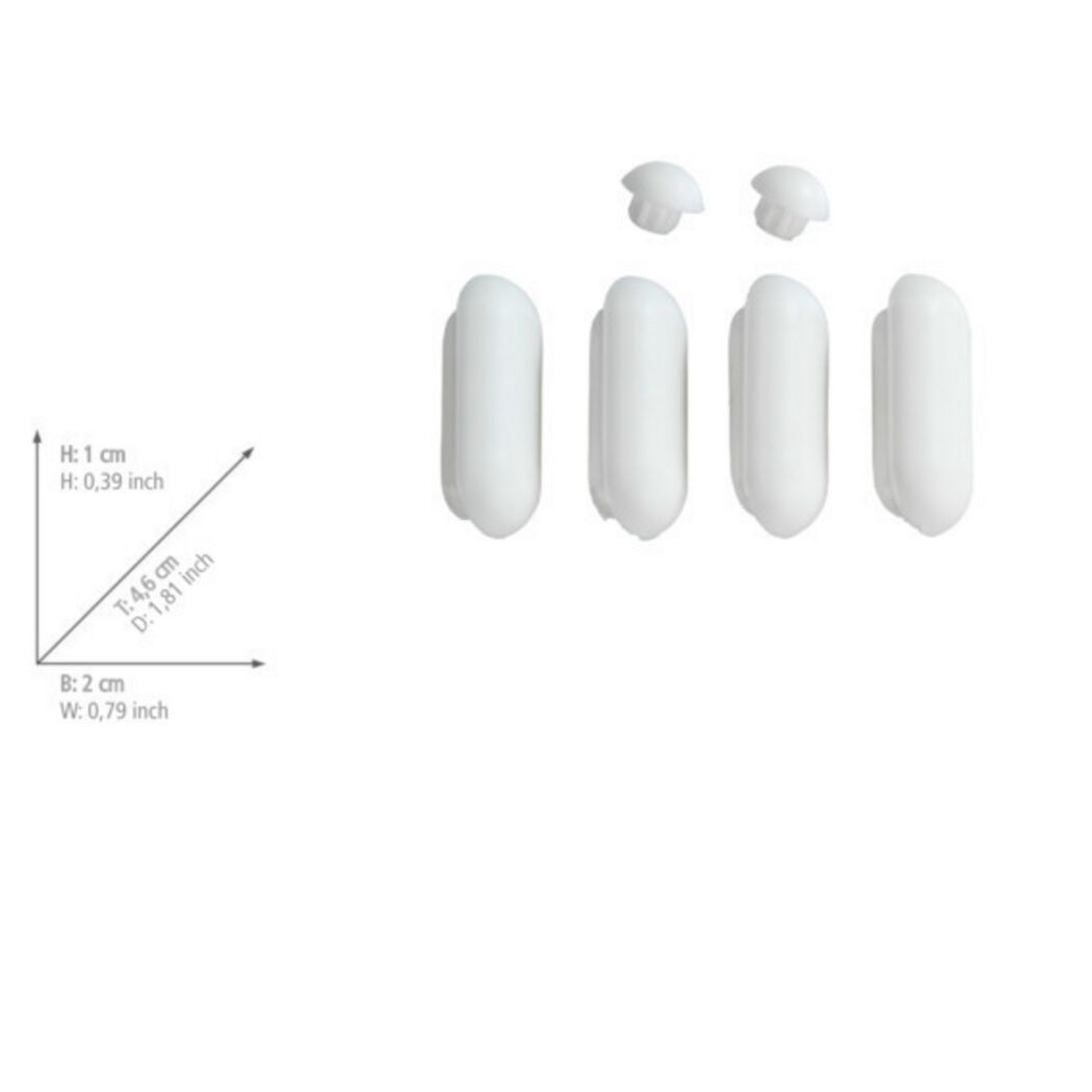 Puffer-Set für WC-Sitz für Duroplast Acryl WC-Sitze