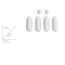 Puffer-Set für WC-Sitz für Duroplast Acryl WC-Sitze