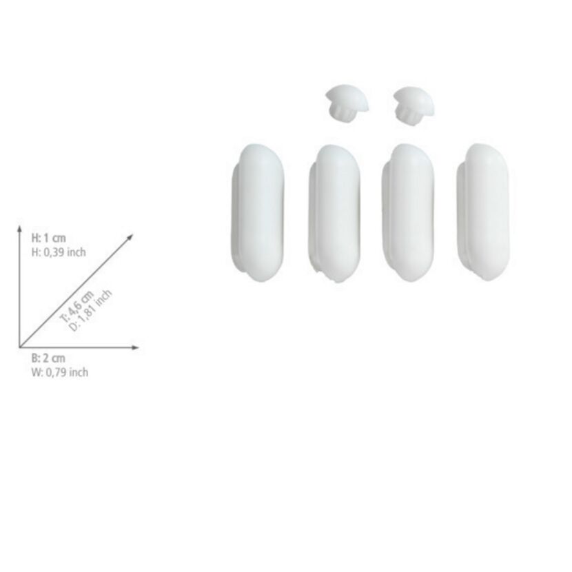 Puffer-Set für WC-Sitz für Duroplast Acryl WC-Sitze
