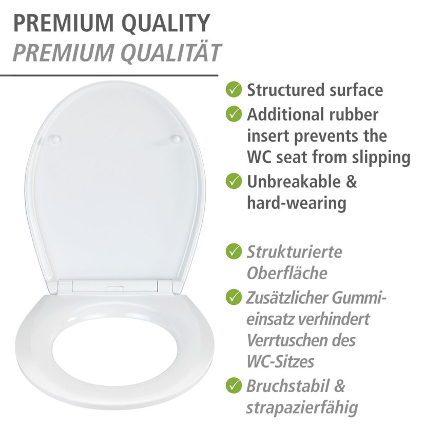 WC-Sitz 'Rollin Art' mit Absenkautomatik Duroplast