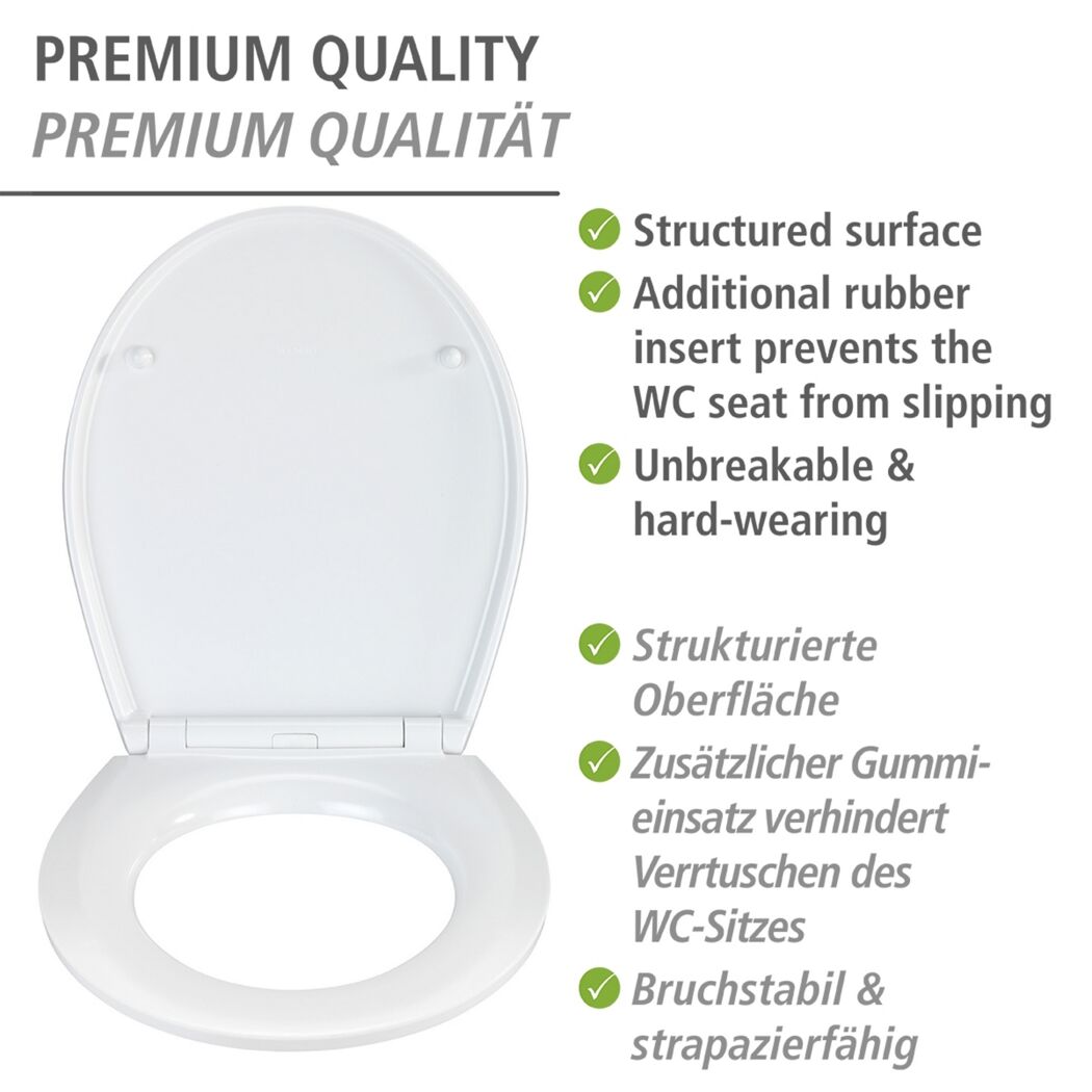WC-Sitz 'Rollin Art' mit Absenkautomatik Duroplast