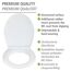 WC-Sitz 'Rollin Art' mit Absenkautomatik Duroplast