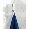 Duschhaken Celano mit blauem Handtuch