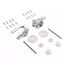 Scharnier-Set für WC-Sitze Zinklegierung