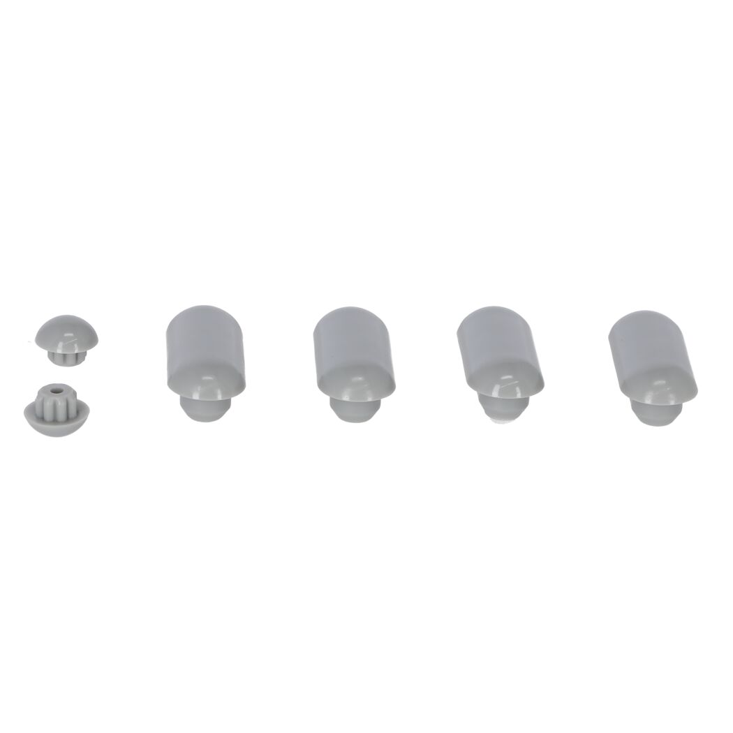 Puffer-Set für WC-Sitze grau Duroplast