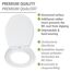 WC-Sitz 'Relief' mit Absenkautomatik Duroplast
