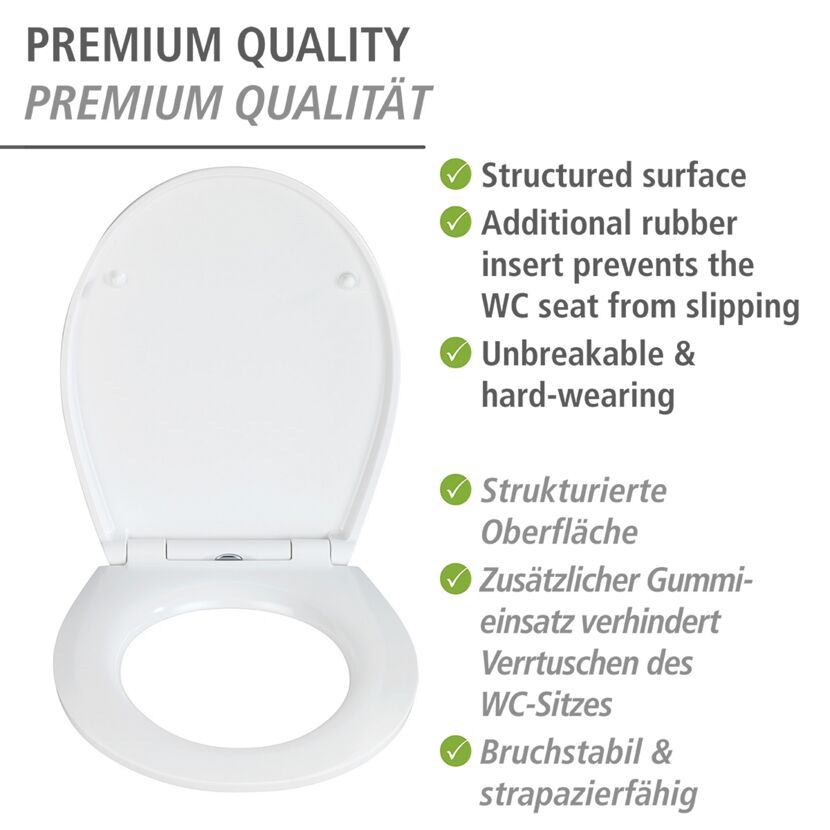 WC-Sitz 'Relief' mit Absenkautomatik Duroplast