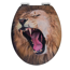 WC-Sitz 'Lion' mehrfarbig MDF 3D-Effekt, mit Absenkautomatik