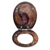 WC-Sitz 'Lion' mit Absenkautomatik Holzkern