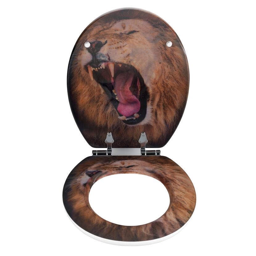 WC-Sitz 'Lion' mit Absenkautomatik Holzkern
