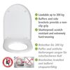WC-Sitz 'Sindia' mit Absenkautomatik weiß Duroplast