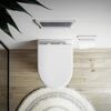 WC-Sitz 'Sindia' mit Absenkautomatik weiß Duroplast
