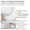 WC-Sitz 'Relief' mit Absenkautomatik Duroplast