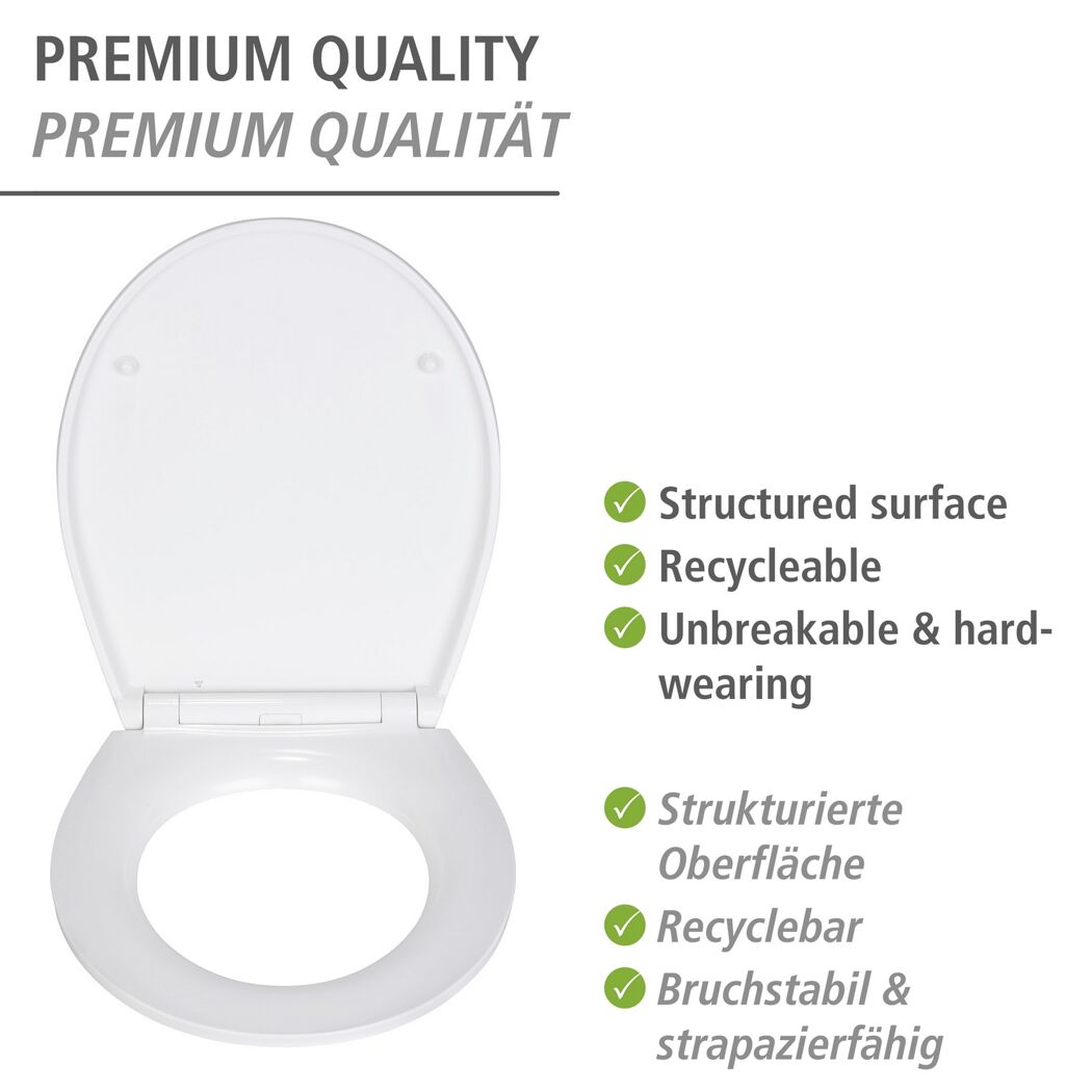 WC-Sitz 'Relief' mit Absenkautomatik Duroplast