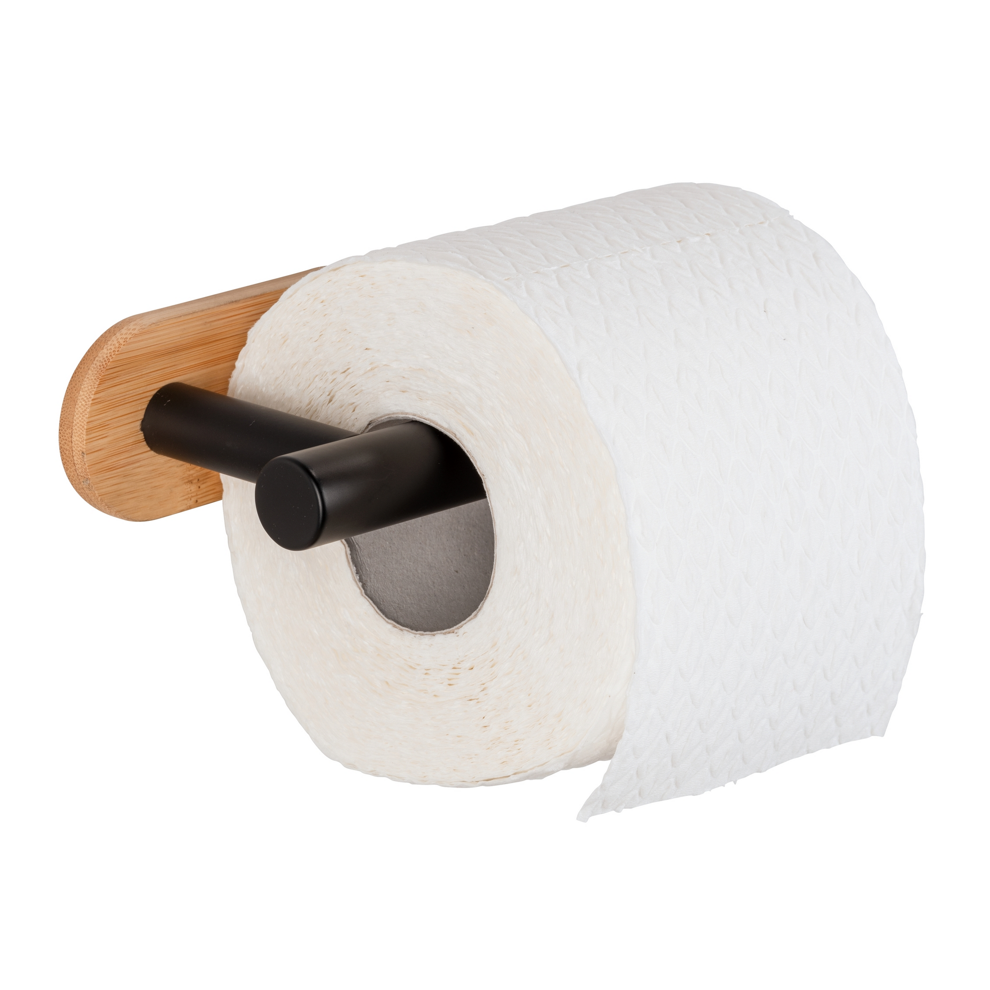 Toilettenpapierhalter 'Turbo-Loc Orea Bamboo' schwarz/bambus + product picture