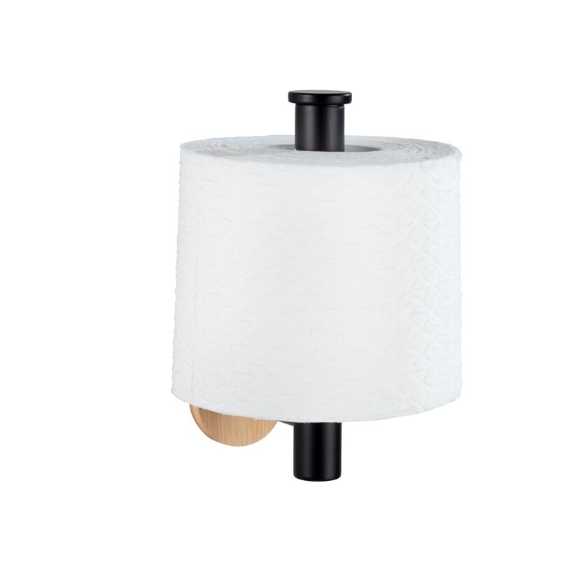 Toilettenpapierhalter Turbo-Loc Orea Bambus mit Toilettenpapierrolle