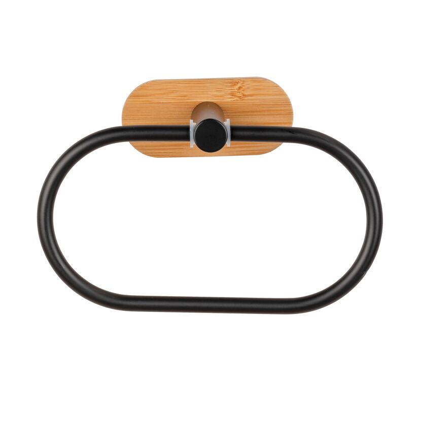 Handtuchring Orea Bamboo aus Metall und Bambus