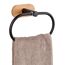 Handtuchhalter Orea Bamboo mit Handtuch
