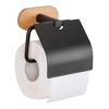 Toilettenpapierhalter Porea Bamboo mit Toilettenpapier