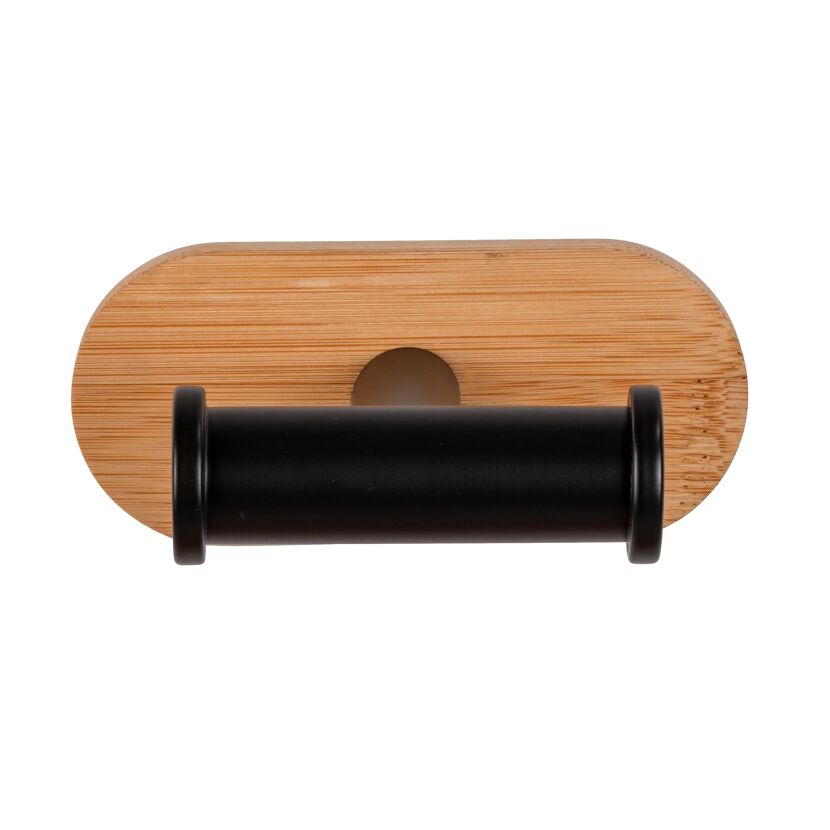 Wandhaken Duo Orea Bambus schwarz