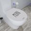 WC-Sitz mit dem Schriftzug "Moin"