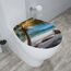 WC-Sitz mit Strandmotiv