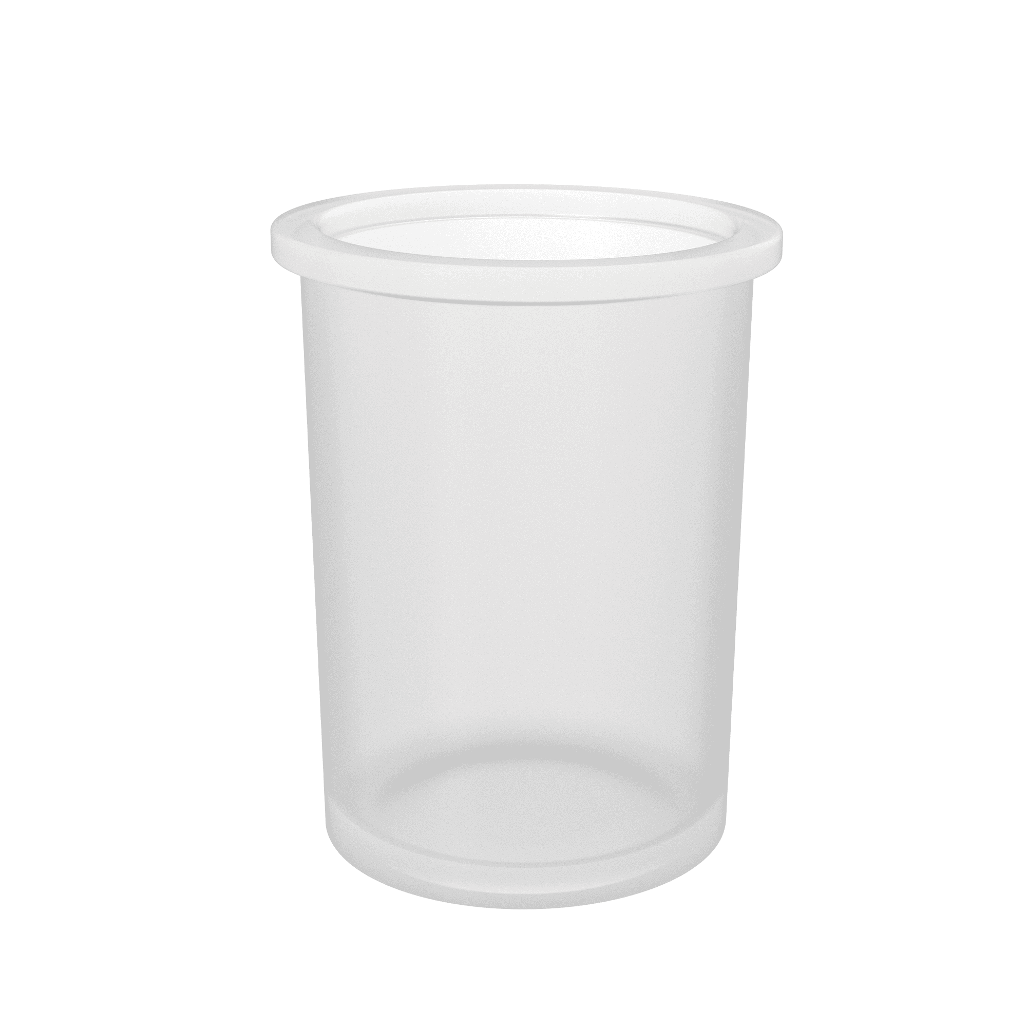 WC-Bürstenglas rund weiß + product picture