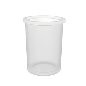 WC-Bürstenglas rund weiß