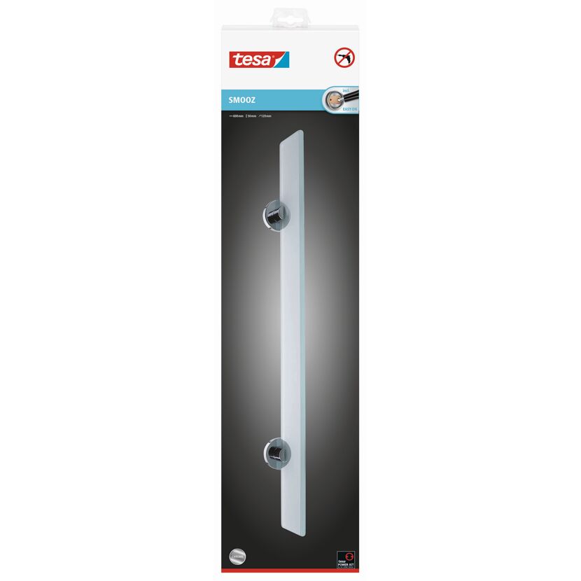 tesa Glasablage SMOOZ chrom