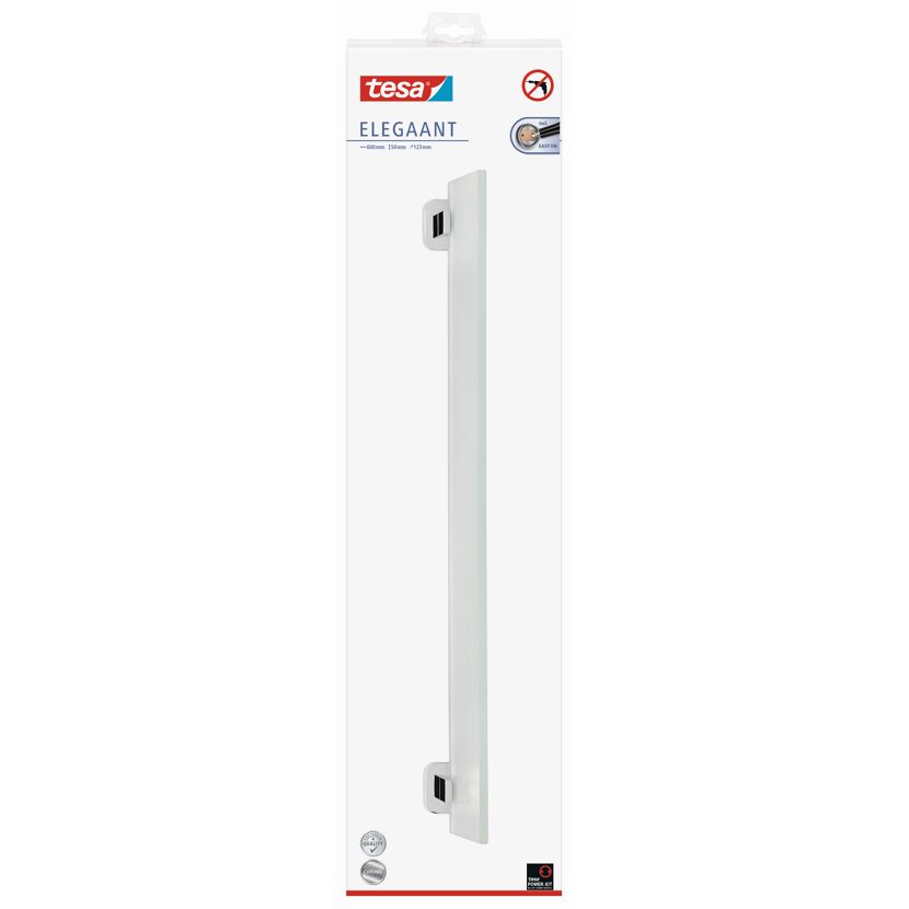 Tesa Elegaant Glasablage, chrom