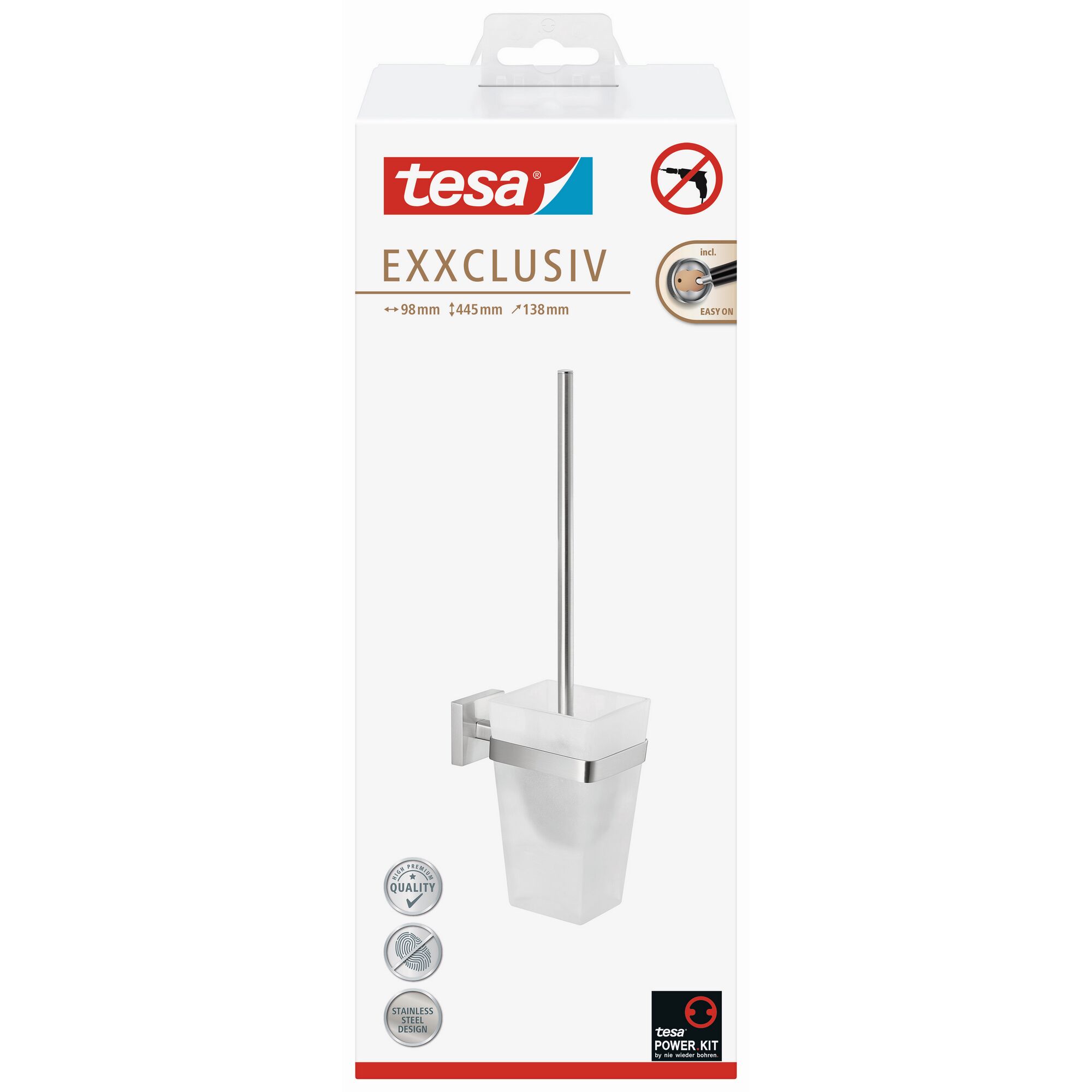 Tesa Exxclusiv WC-Bürstengarnitur in Verpackung