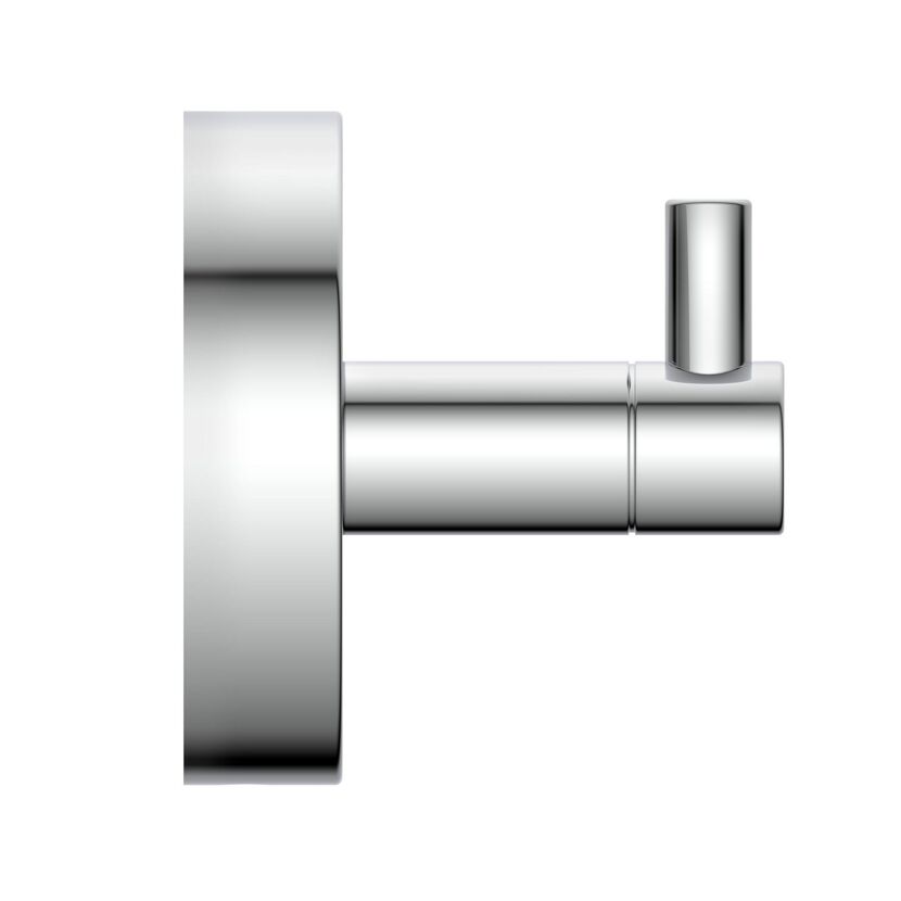 Chromfarbener Wandhaken