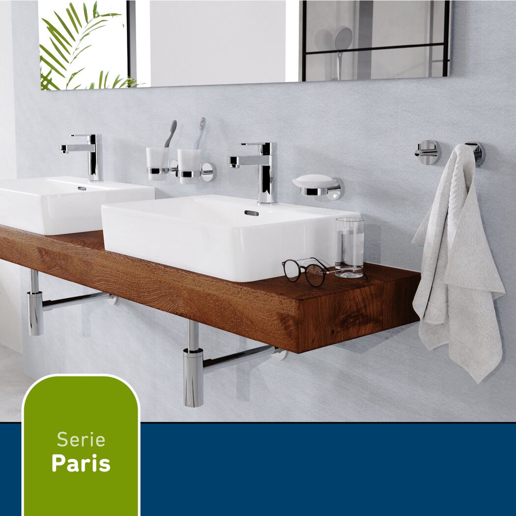 Haken 'Paris' chromfarben Ø 5,4 cm