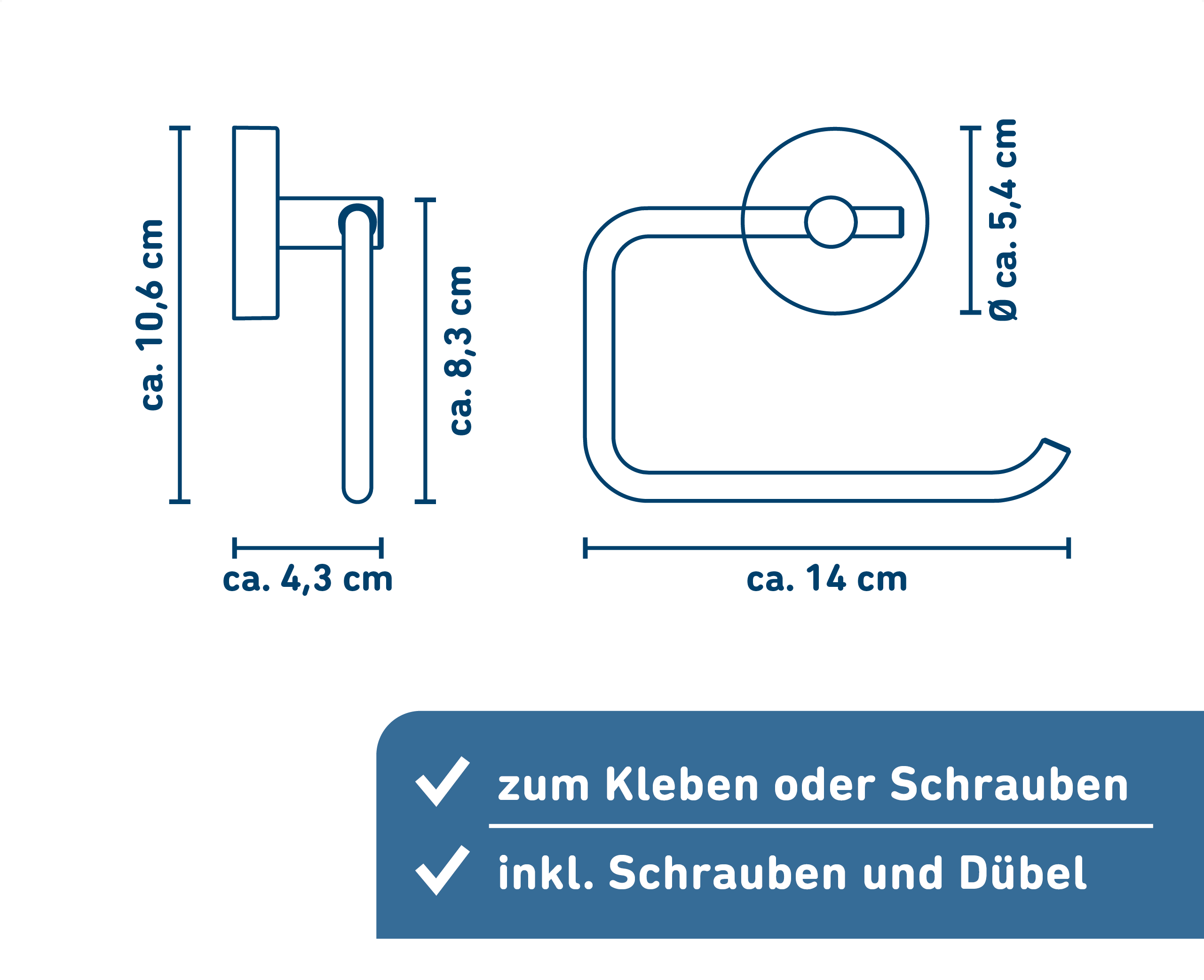 Toilettenpapierhalter 'Paris' chromfarben + product picture