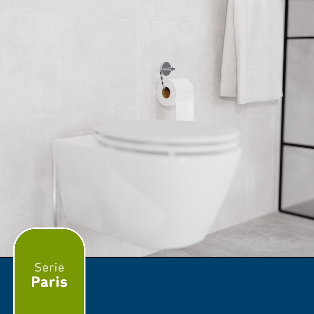 Toilettenpapierhalter 'Paris' chromfarben