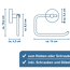 Toilettenpapierhalter 'Rom' mattschwarz