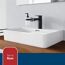 Waschbecken mit Seifenspender, Serie Rom