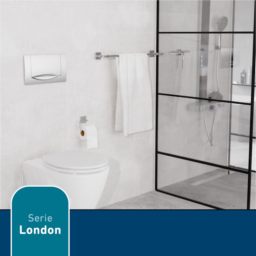 Modernes Badezimmer mit Handtuchstange London