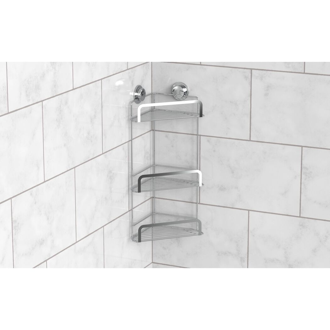 Duschkorb Lund chrom 3 Etagen