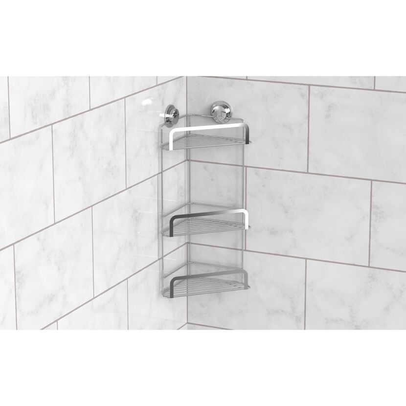 Duschkorb Lund chrom 3 Etagen