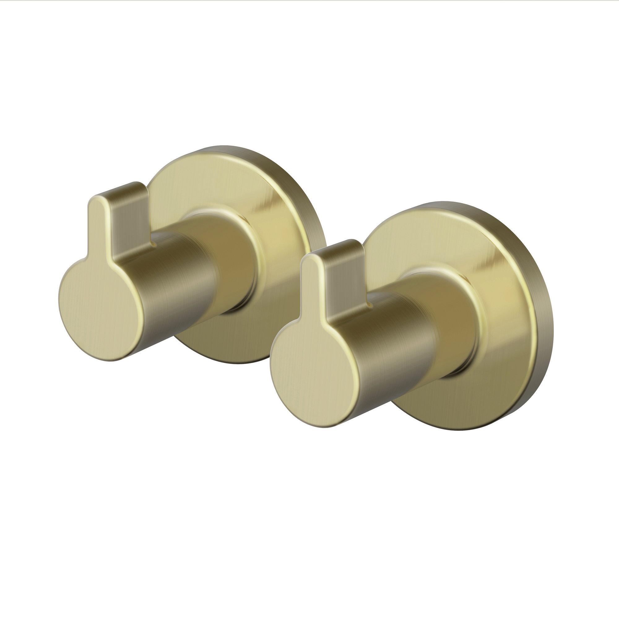 Handtuchhaken 'Juna' Ø 35 mm gold 2er-Set