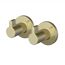 Handtuchhaken 'Juna' Ø 35 mm gold 2er-Set