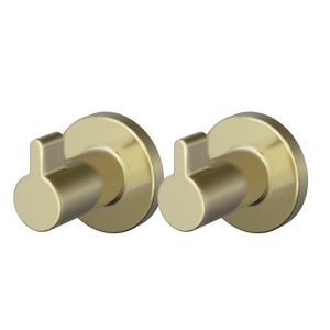 Handtuchhaken 'Juna' Ø 35 mm gold 2er-Set