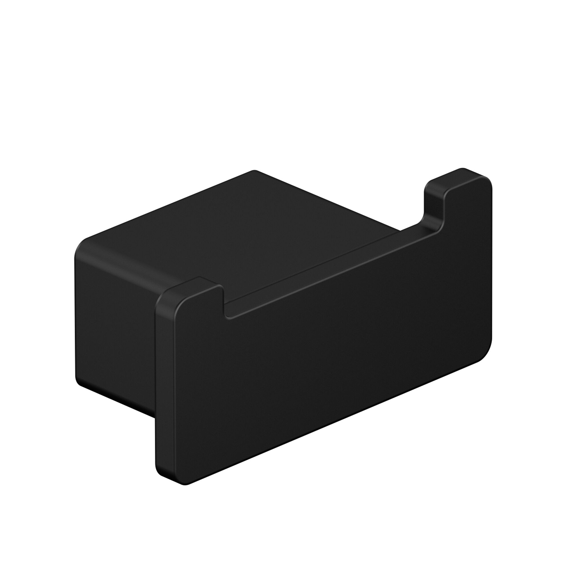 Schwarzer Handtuchhaken