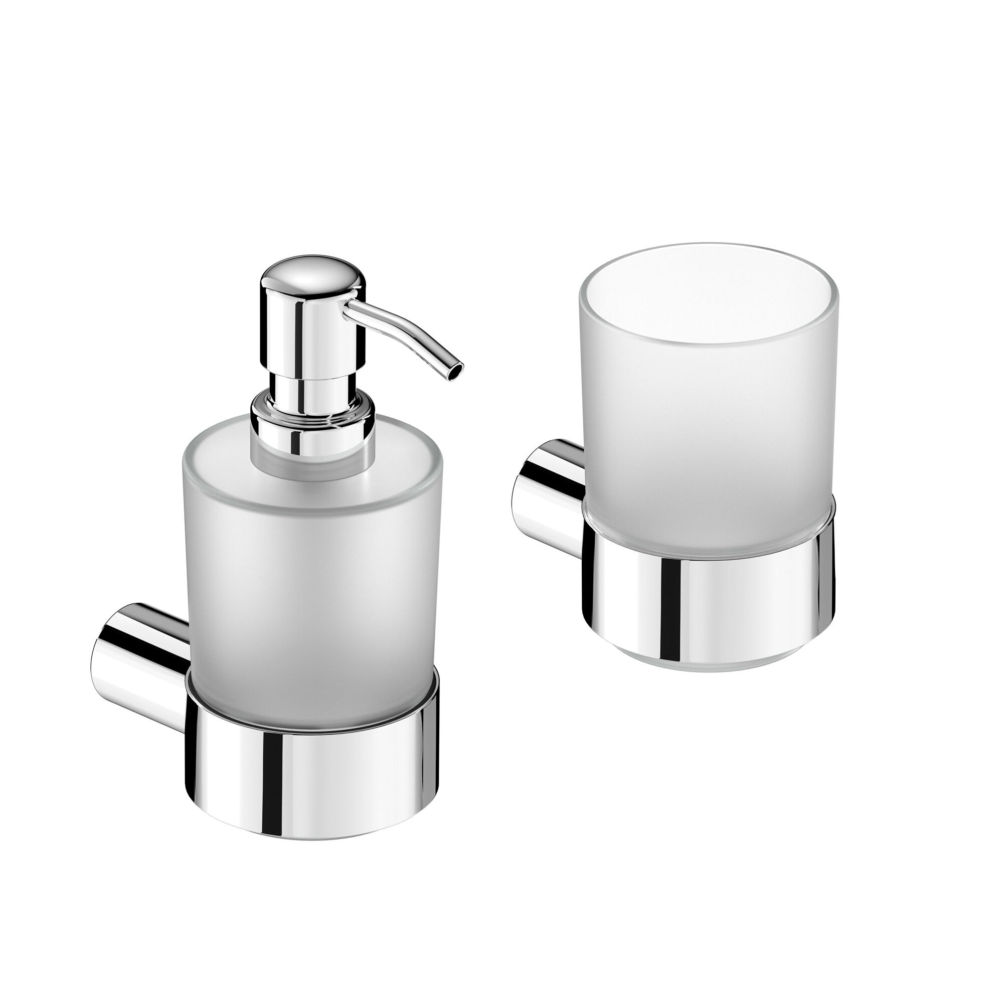 Seifenspender und Zahnputzbecher