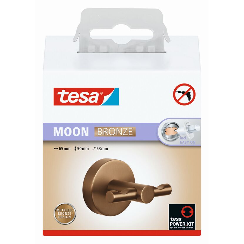 Tesa Moon Bronze Doppel-Klebehaken
