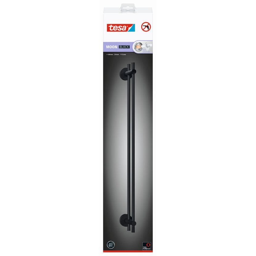 Schwarze Handtuchstange
