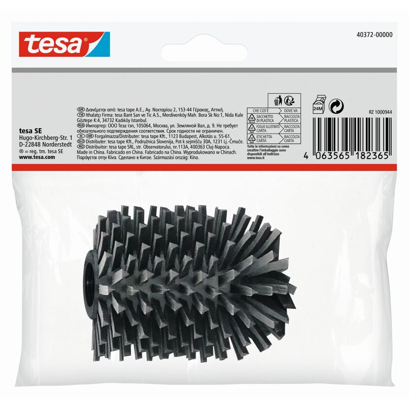 Schwarze Toilettenbürste