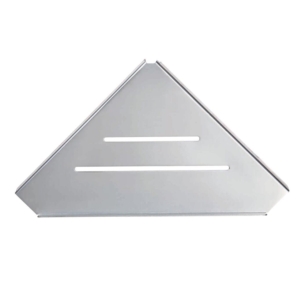 Eckiges Duschregal aus Metall