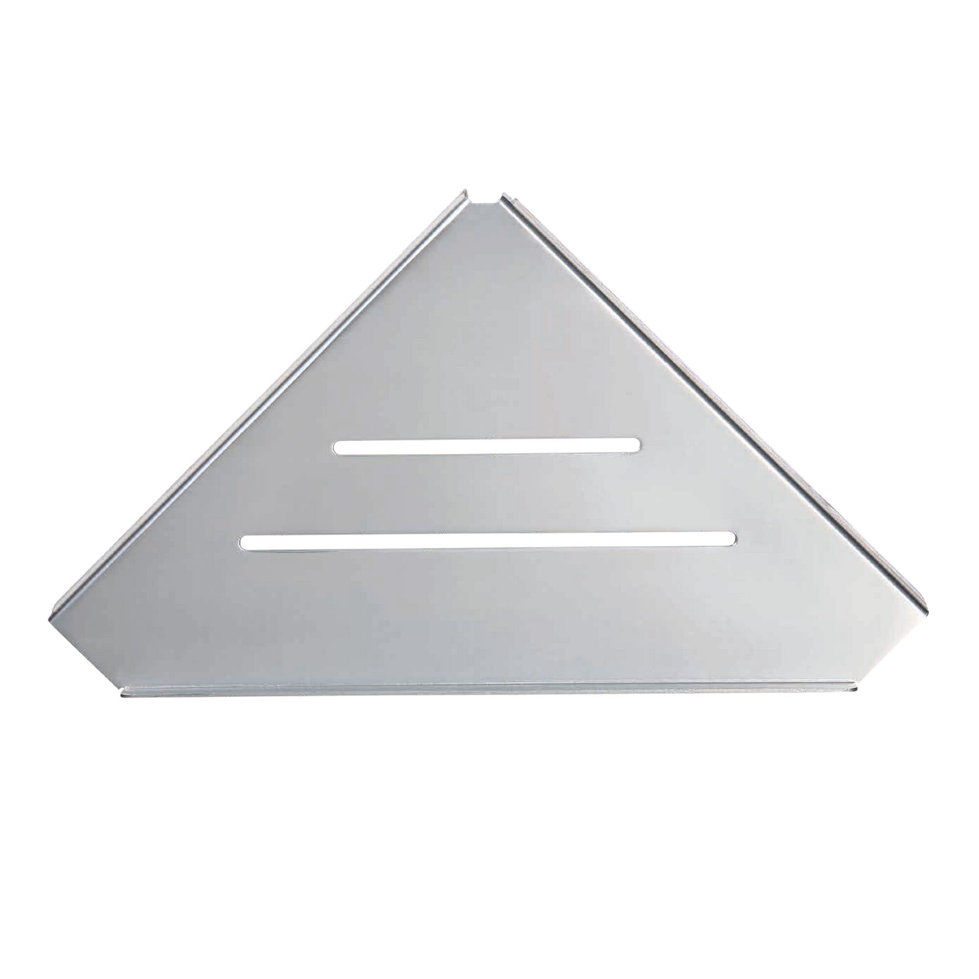 Eckiges Duschregal aus Metall